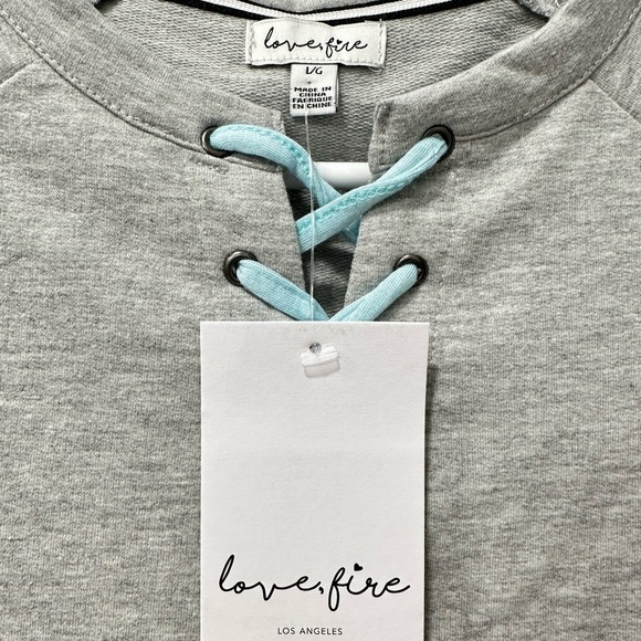 NWT Girl’s Love, Fire Gray Sleeveless Top - Picture 2 of 3